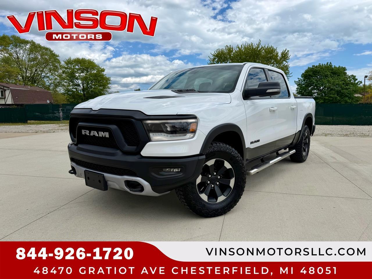2019 RAM 1500 Rebel 4x4 Crew Cab 5'7" Box