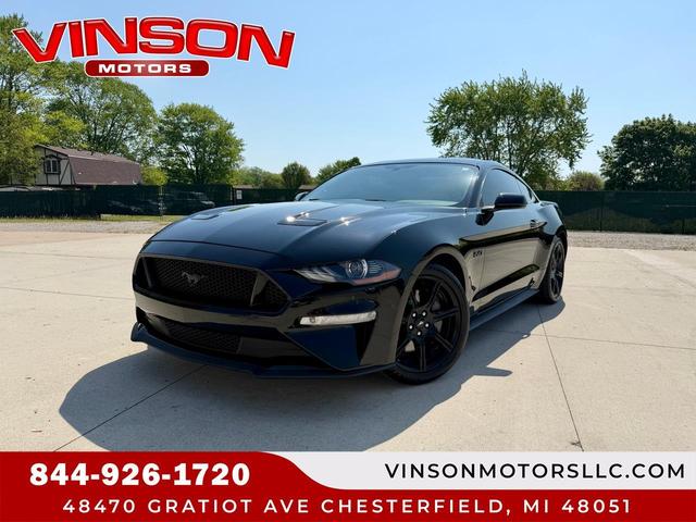 Black 2019 Ford Mustang GT Coupe RWD Coupe Rear-Wheel Drive 6-Speed Manual