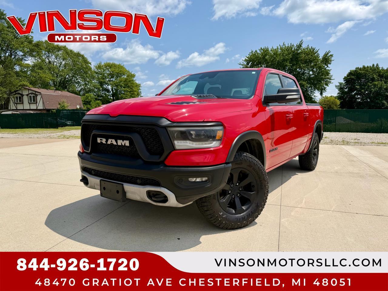 2022 RAM 1500 Rebel 4x4 Crew Cab 5'7" Box