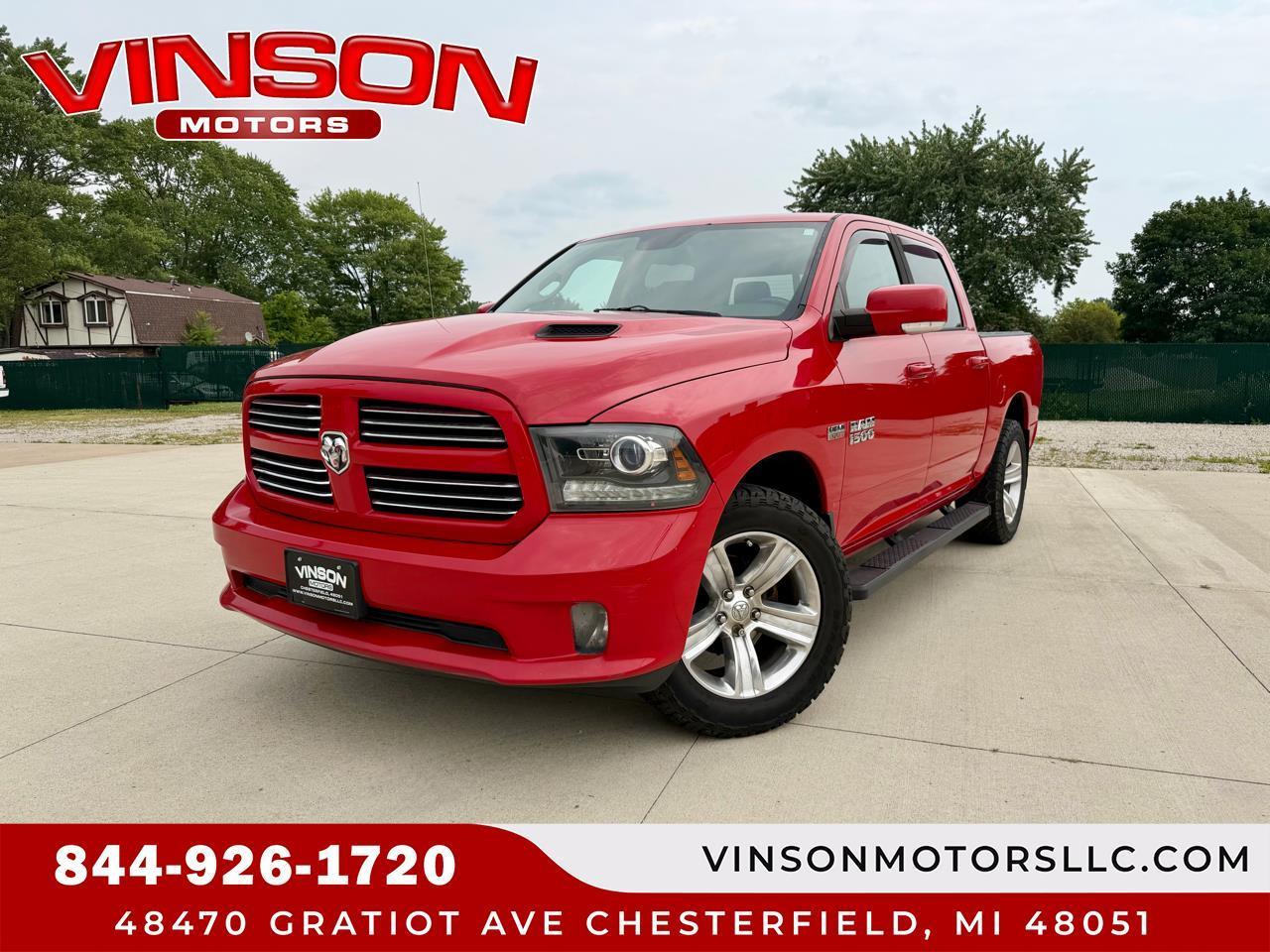 2016 RAM 1500 4WD Crew Cab 140.5" Sport