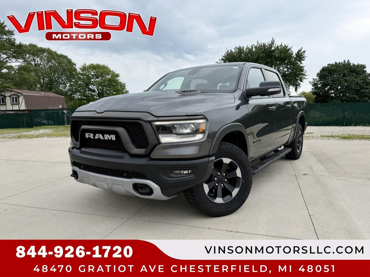 2019 RAM 1500 Rebel 4x4 Crew Cab 5'7" Box