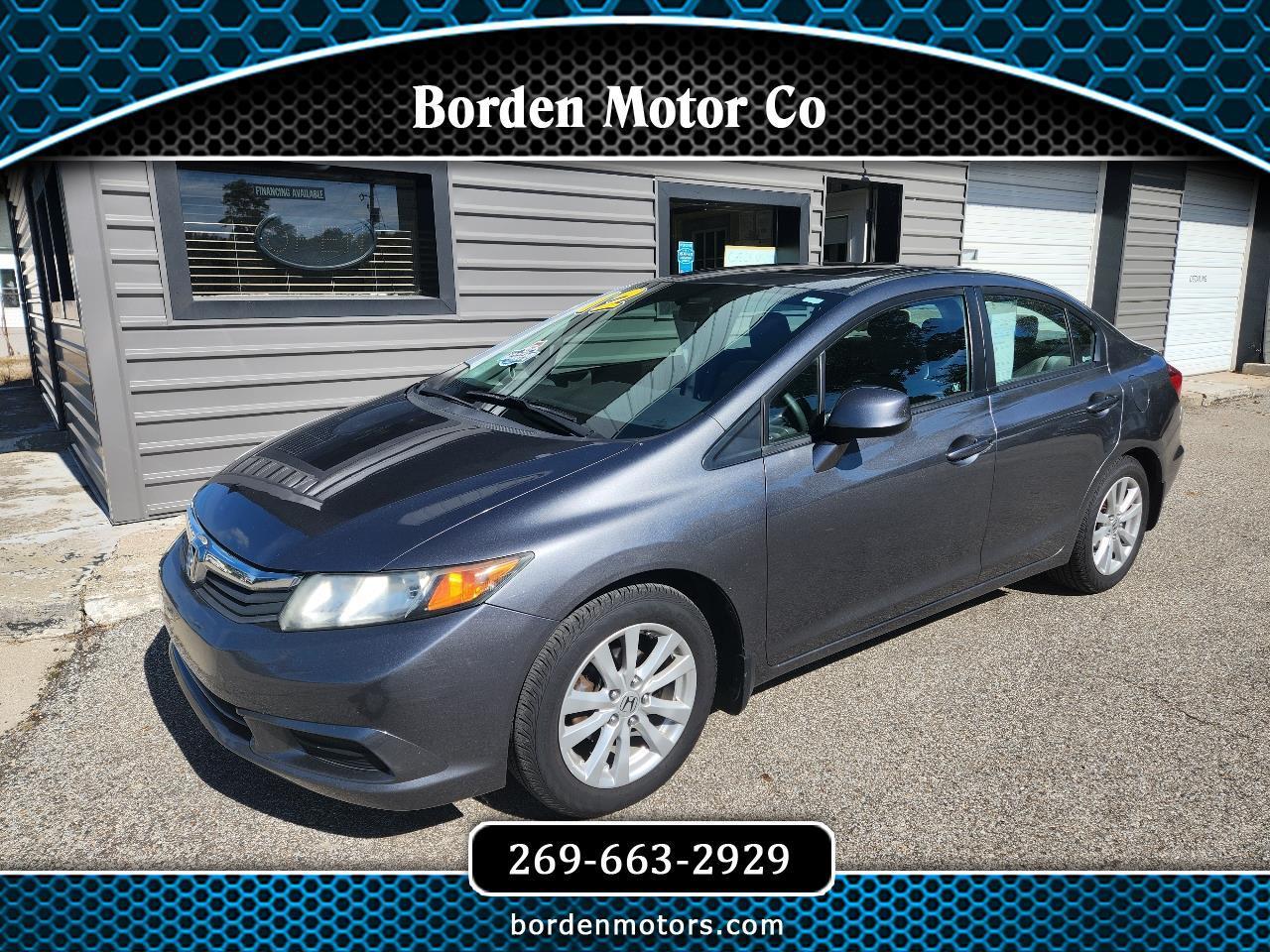 2012 Honda Civic Sdn 4dr Auto EX