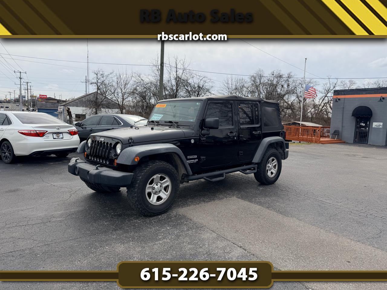2012 Jeep Wrangler Unlimited 4WD 4dr Sport