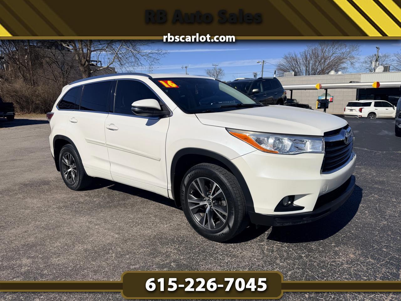 2016 Toyota Highlander AWD 4dr V6 XLE (Natl)