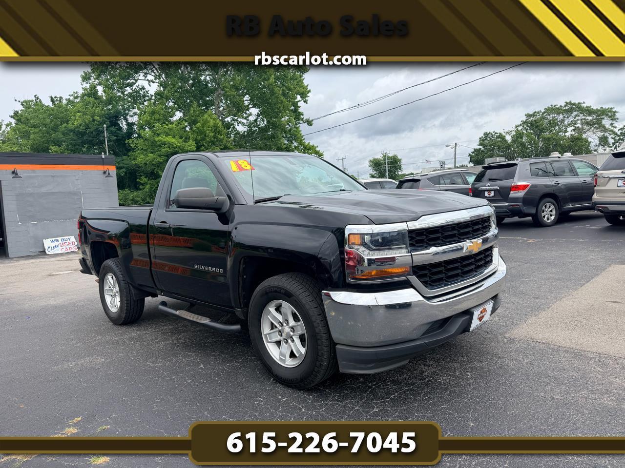 2018 Chevrolet Silverado 1500 2WD Reg Cab 119.0" Work Truck