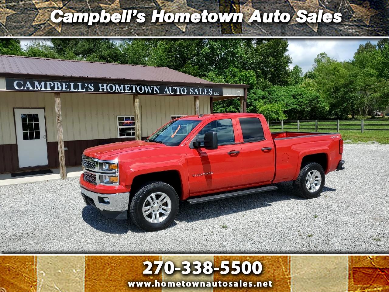 Used 14 Chevrolet Silverado 1500 2lt Double Cab 4wd For Sale In Powderly Ky Campbell S Hometown Auto Sales