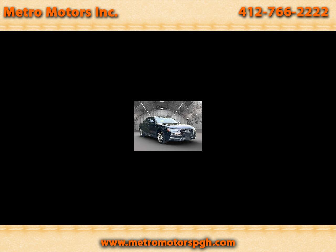 2016 Audi A4 2.0T Premium Plus quattro Sedan AWD 8A