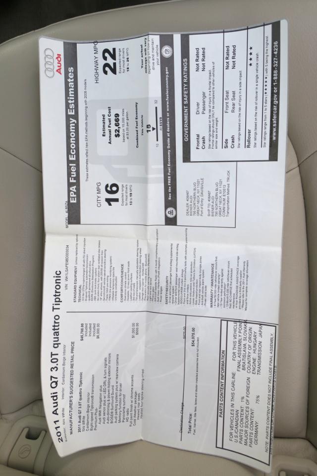 Audi Q7 3.0 Premium Plus quattro 2011