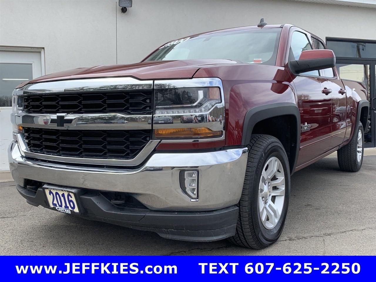 Used 2016 Chevrolet Silverado 1500 4WD Double Cab 143.5" LT w/1LT for