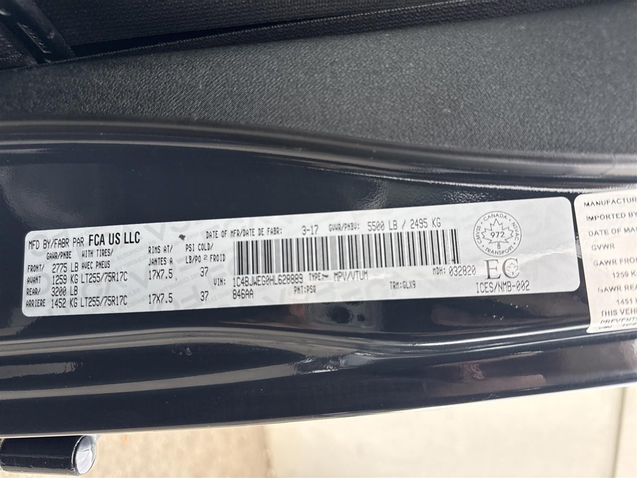 Jeep Wrangler Unlimited 4WD 4dr Chief *Ltd Avail* 2017