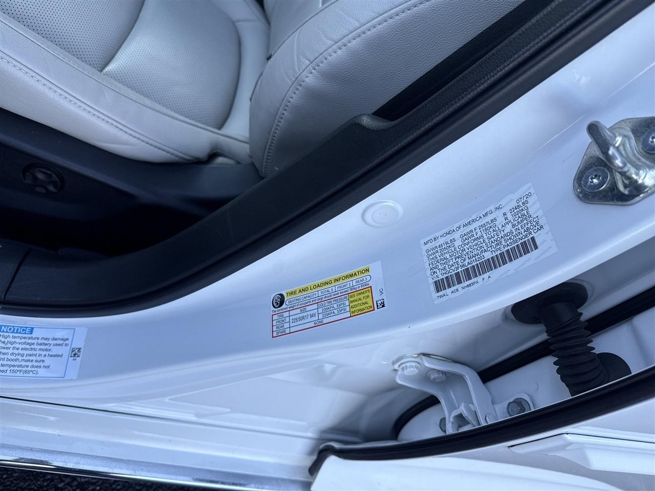 Honda Accord Hybrid EX-L Sedan 2020