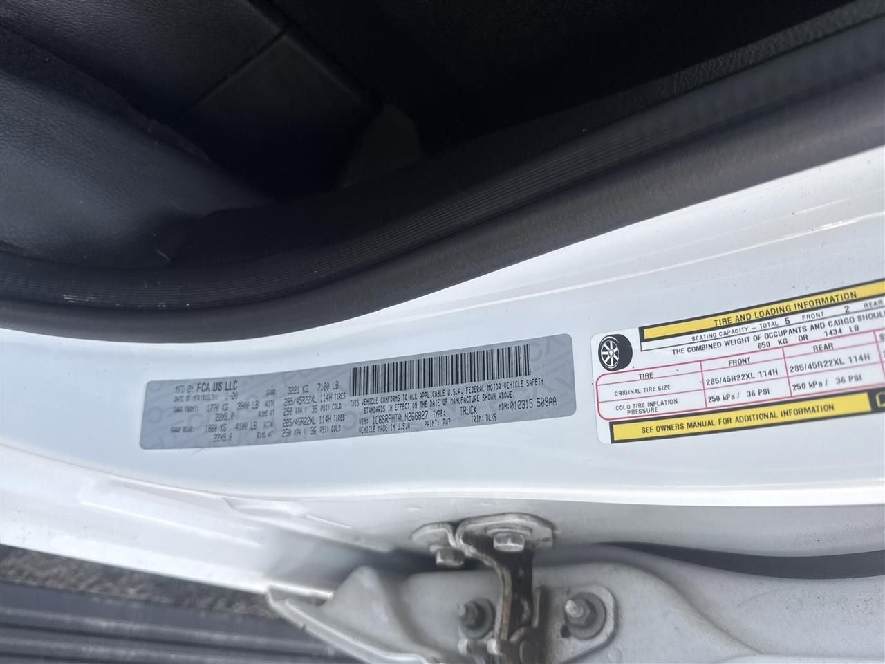 RAM 1500 Limited 4x4 Crew Cab 5'7" Box 2020