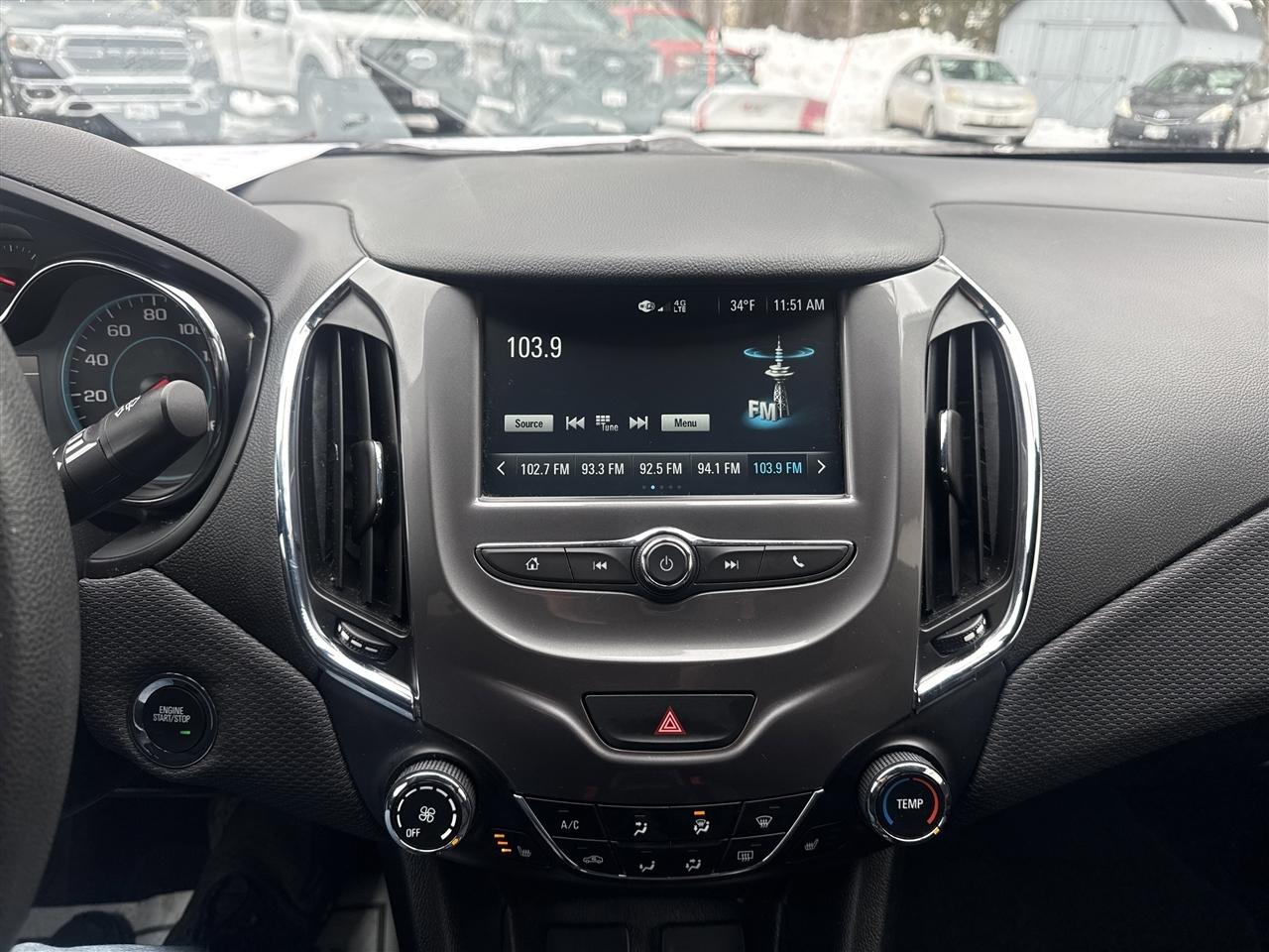 Chevrolet Cruze 4dr Sdn 1.4L LT w/1SD 2018