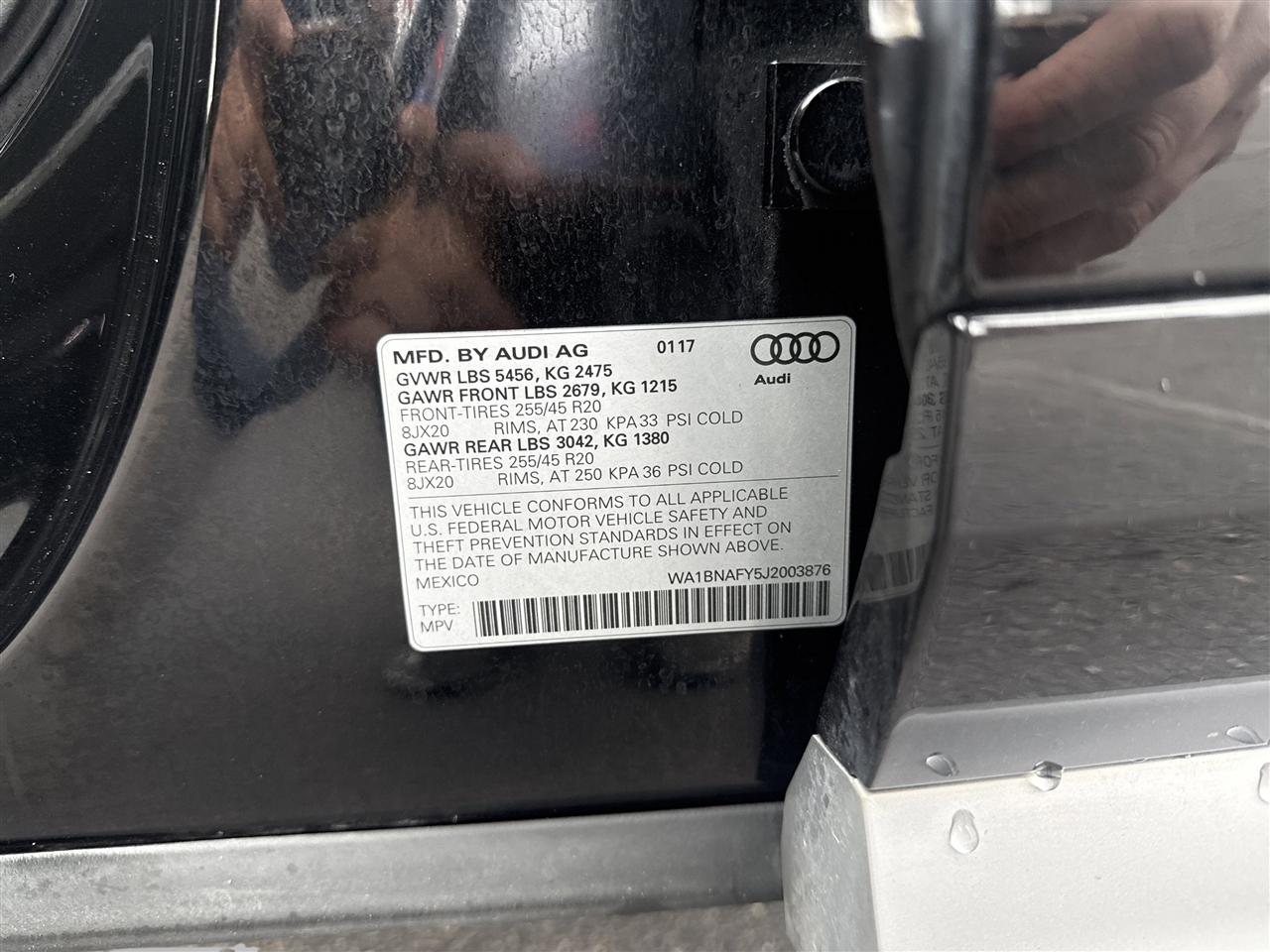 Audi Q5 2.0 TFSI Tech Premium Plus 2018