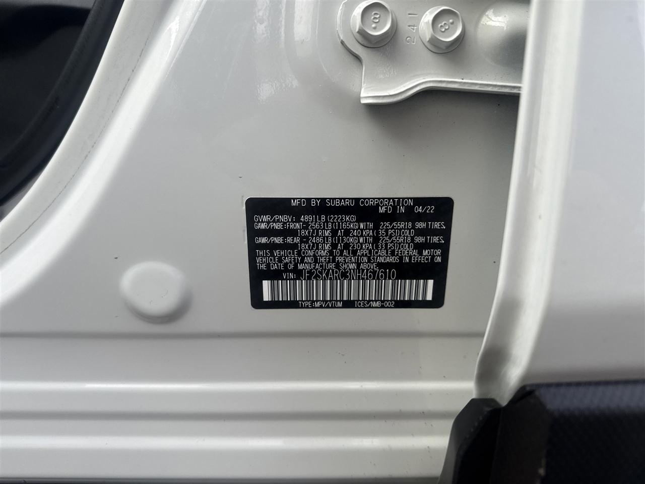 Subaru Forester Touring CVT 2022