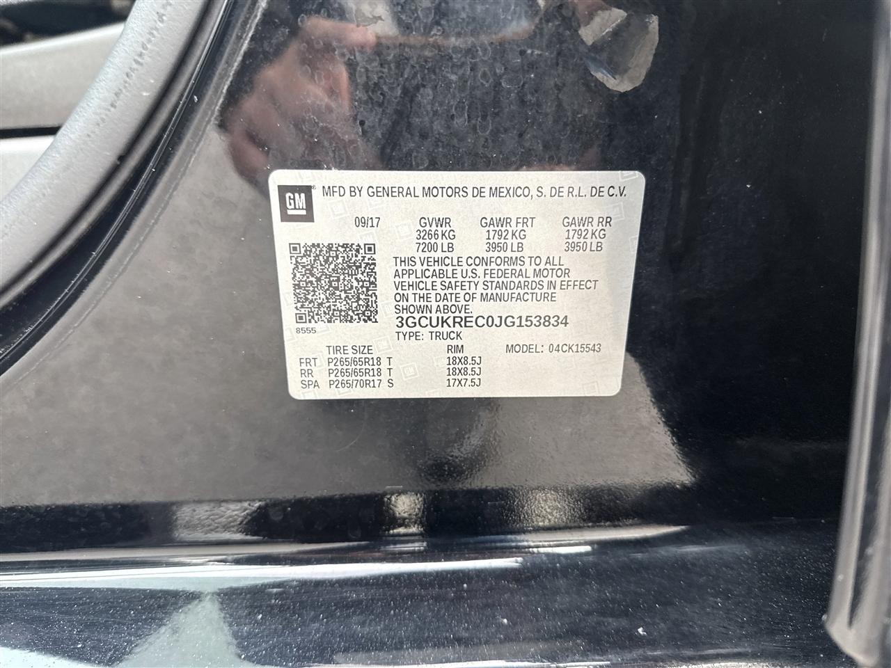 Chevrolet Silverado 1500 4WD Crew Cab 143.5" LT w/2LT 2018