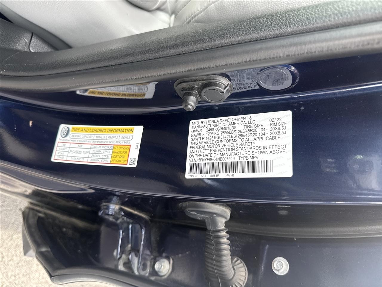 Honda Passport Elite AWD 2022