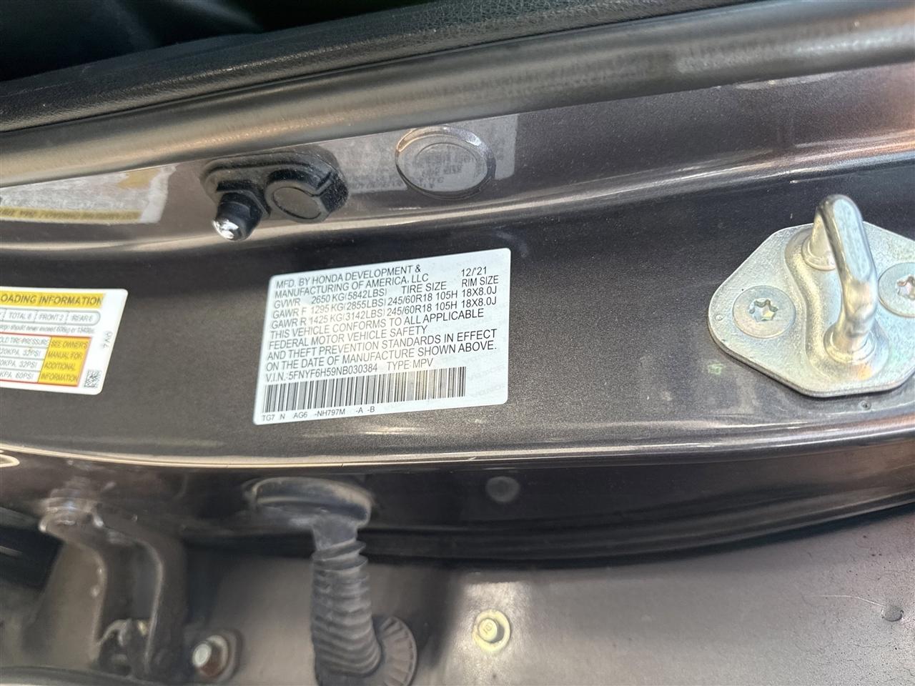 Honda Pilot EX-L AWD 2022