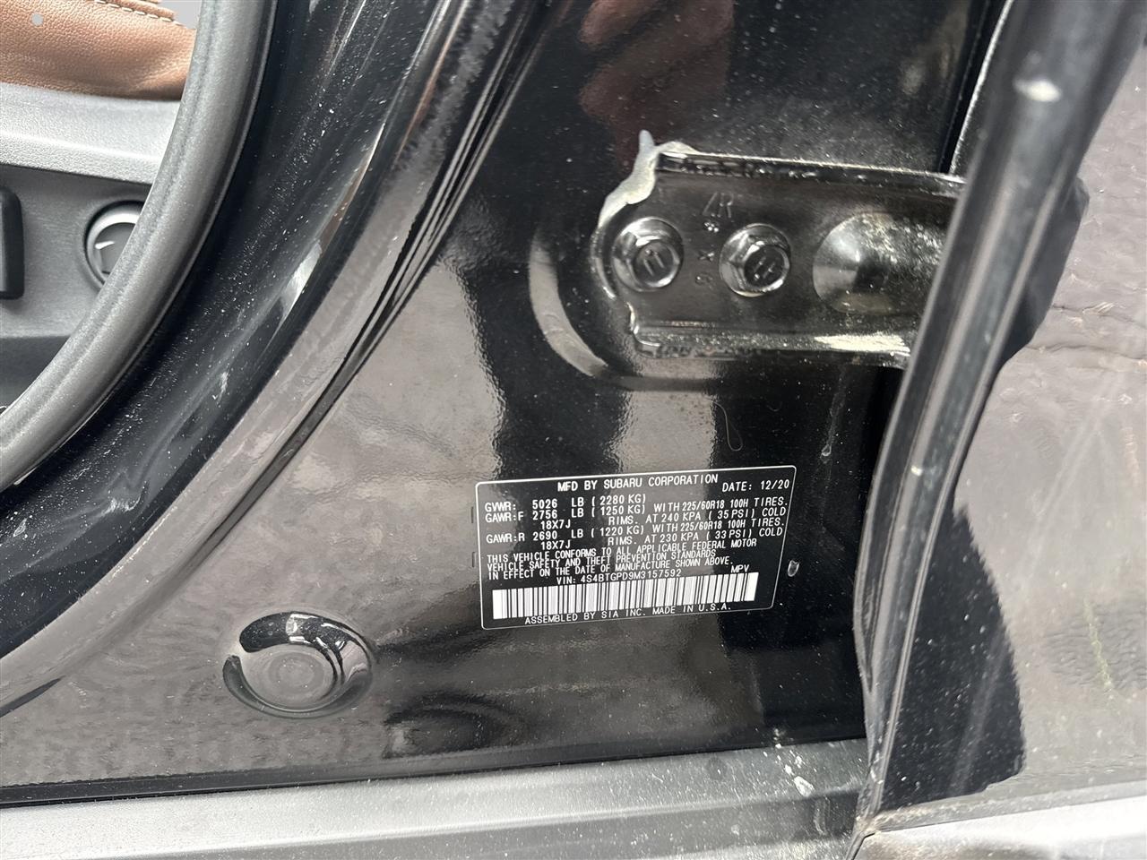 Subaru Outback Touring XT CVT 2021
