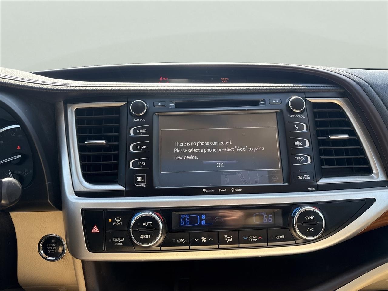 Toyota Highlander Limited V6 AWD (Natl) 2018