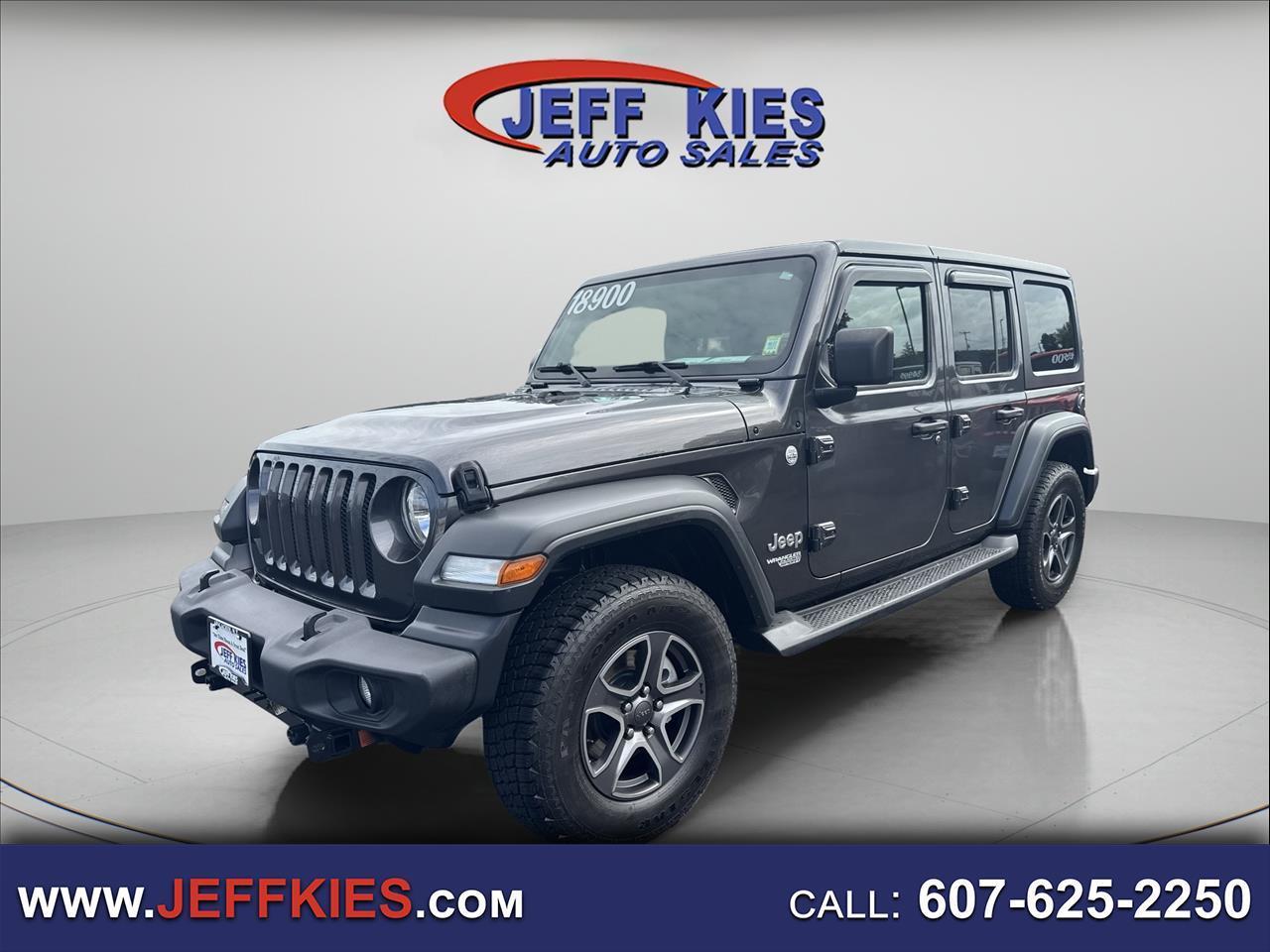Jeep Wrangler Unlimited Sport S 4x4 2018