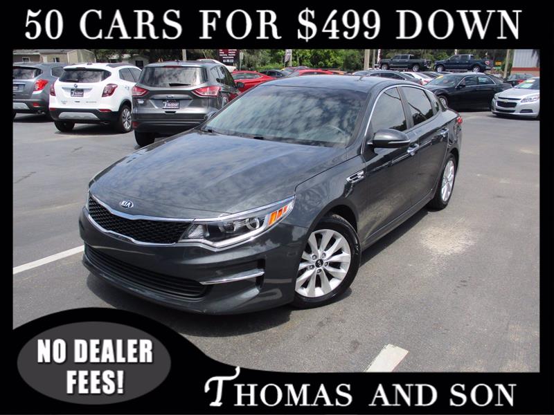 Used 2016 Kia Optima Lx For Sale In Zephyrhills Fl 33542 Thomas And Son Inc