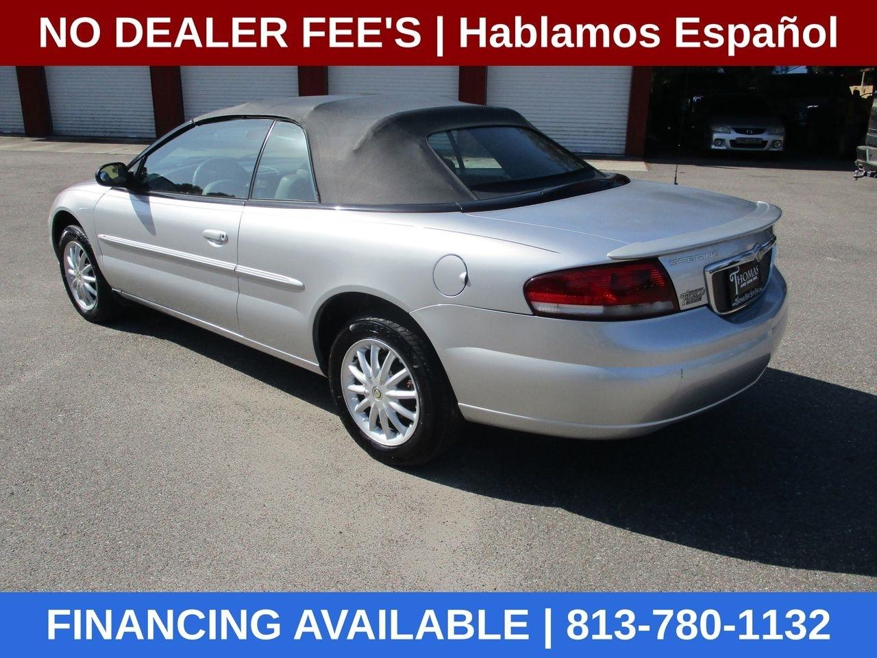 Chrysler Sebring LXi Convertible 2003