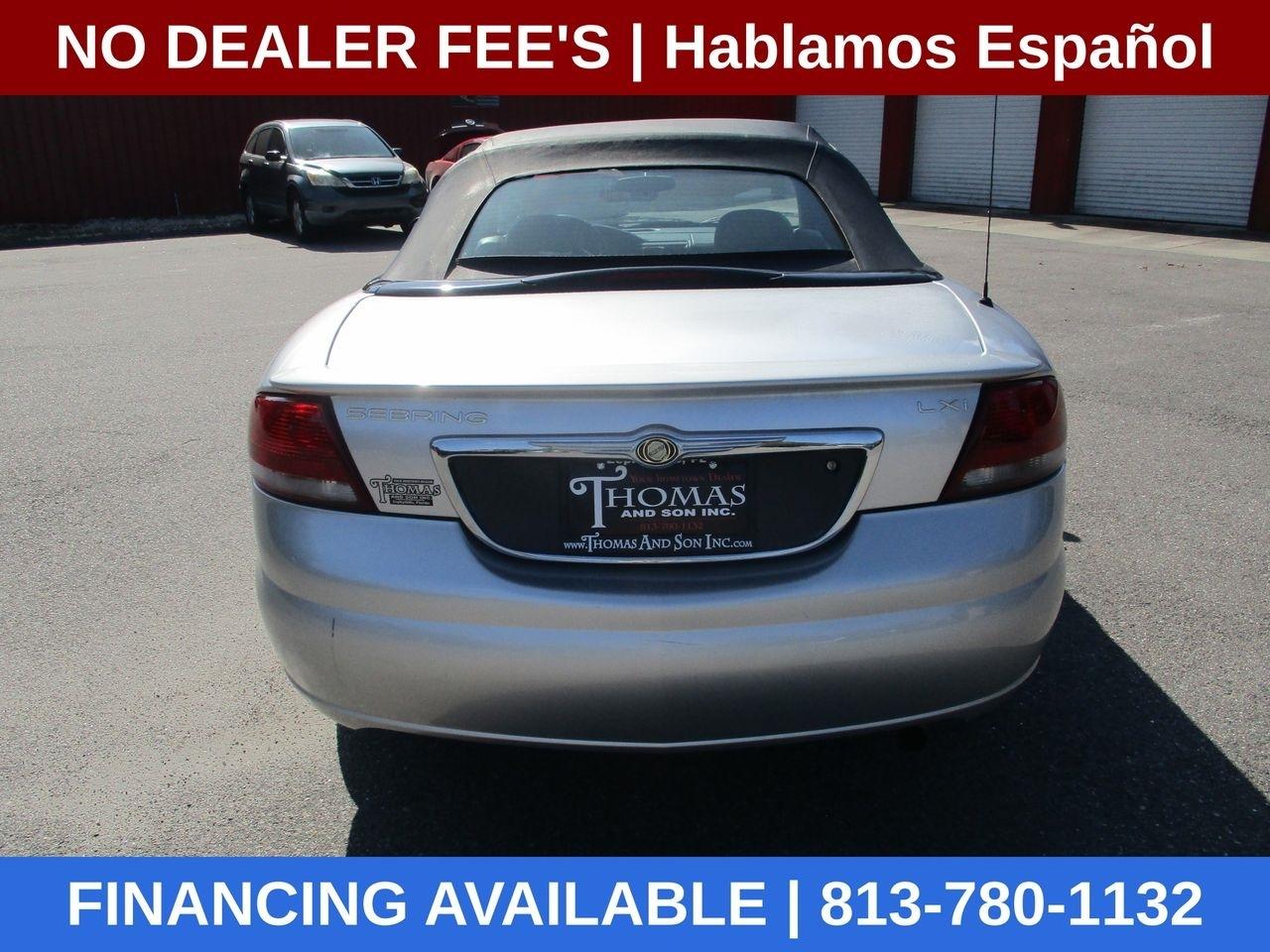 Chrysler Sebring LXi Convertible 2003