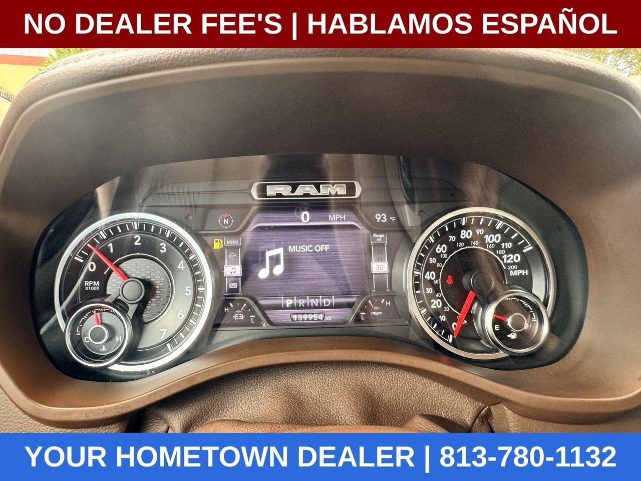 RAM 1500 Laramie Crew Cab SWB 4WD 2019