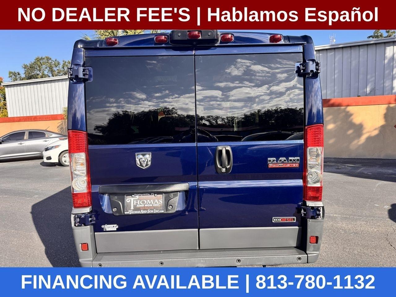 RAM Promaster 1500 Low Roof Tradesman 136-in. WB 2015