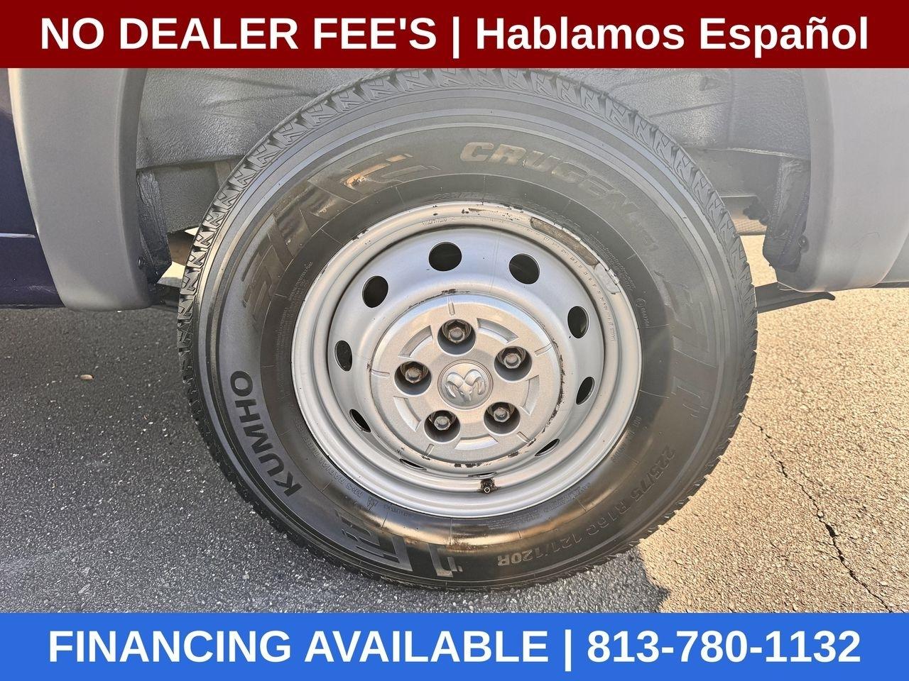 RAM Promaster 1500 Low Roof Tradesman 136-in. WB 2015