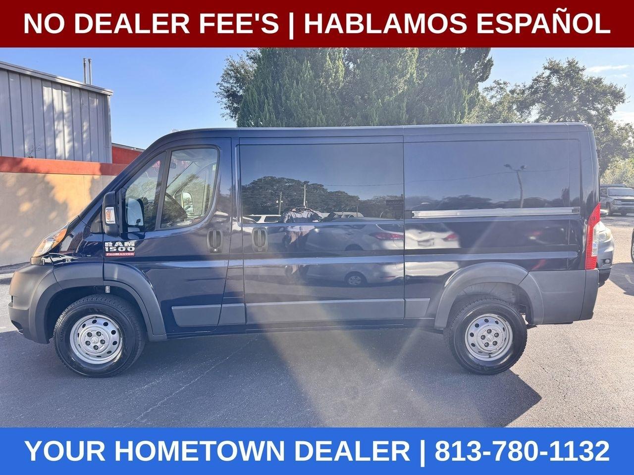 RAM Promaster 1500 Low Roof Tradesman 136-in. WB 2015
