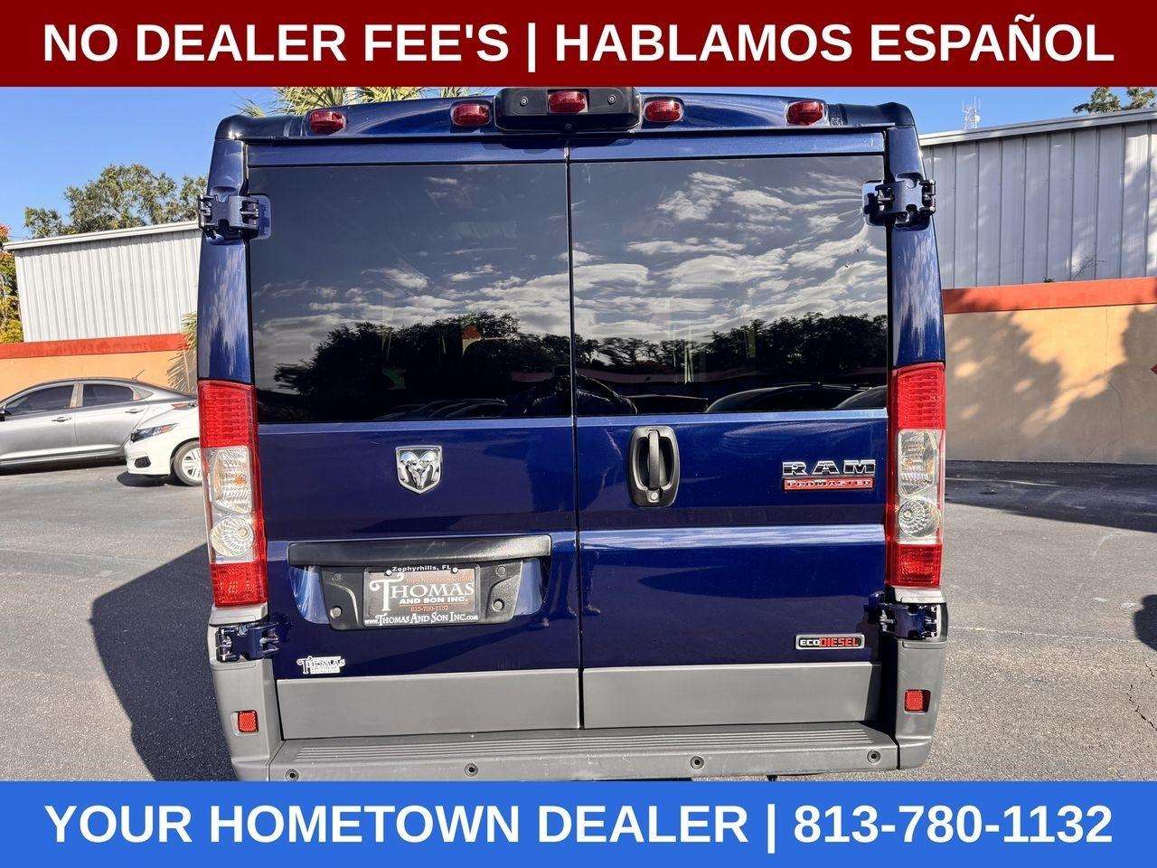 RAM Promaster 1500 Low Roof Tradesman 136-in. WB 2015