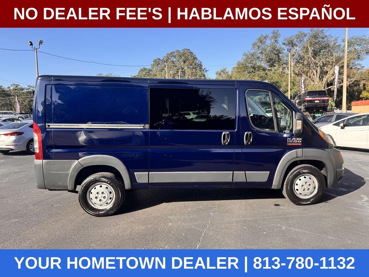 RAM Promaster 1500 Low Roof Tradesman 136-in. WB 2015