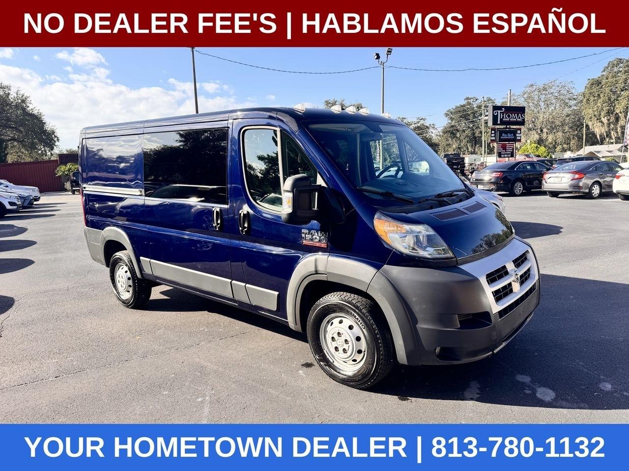 RAM Promaster 1500 Low Roof Tradesman 136-in. WB 2015