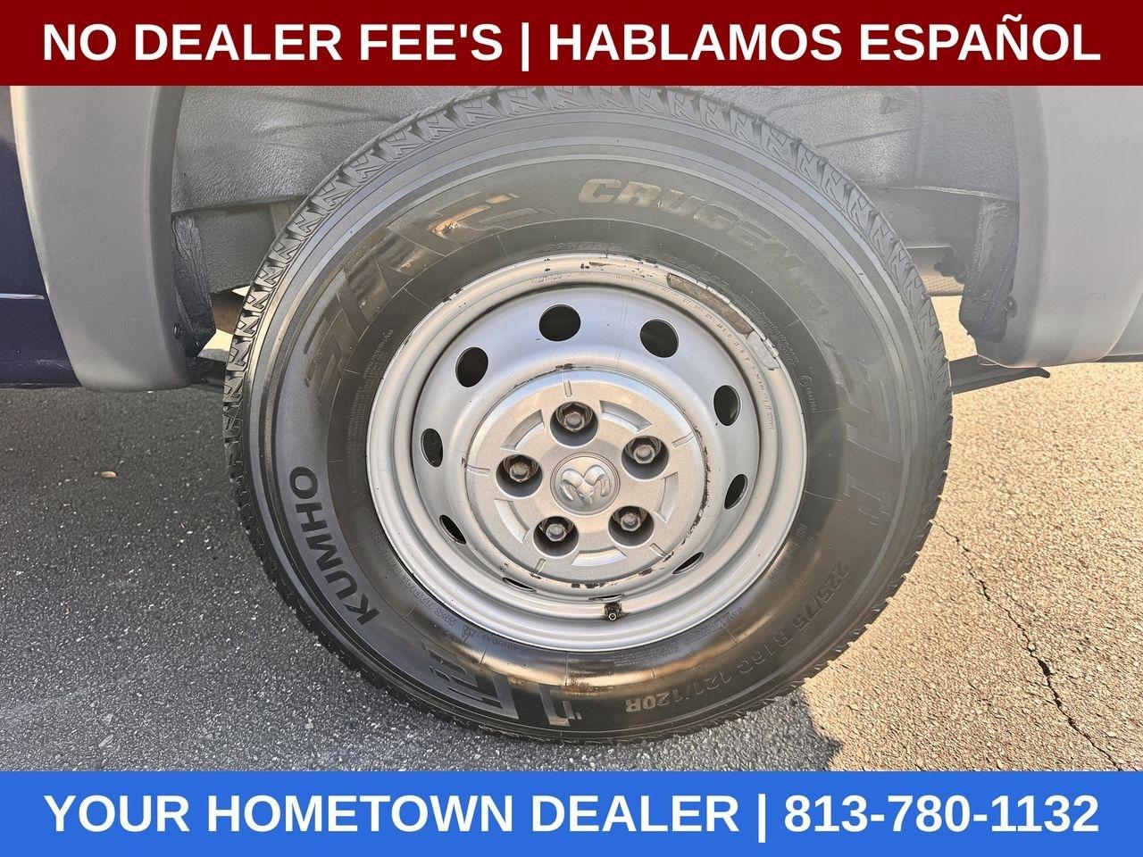 RAM Promaster 1500 Low Roof Tradesman 136-in. WB 2015