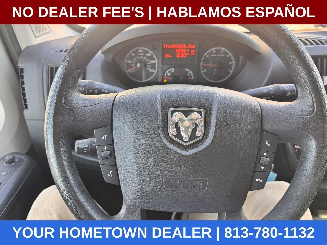 RAM Promaster 1500 Low Roof Tradesman 136-in. WB 2015