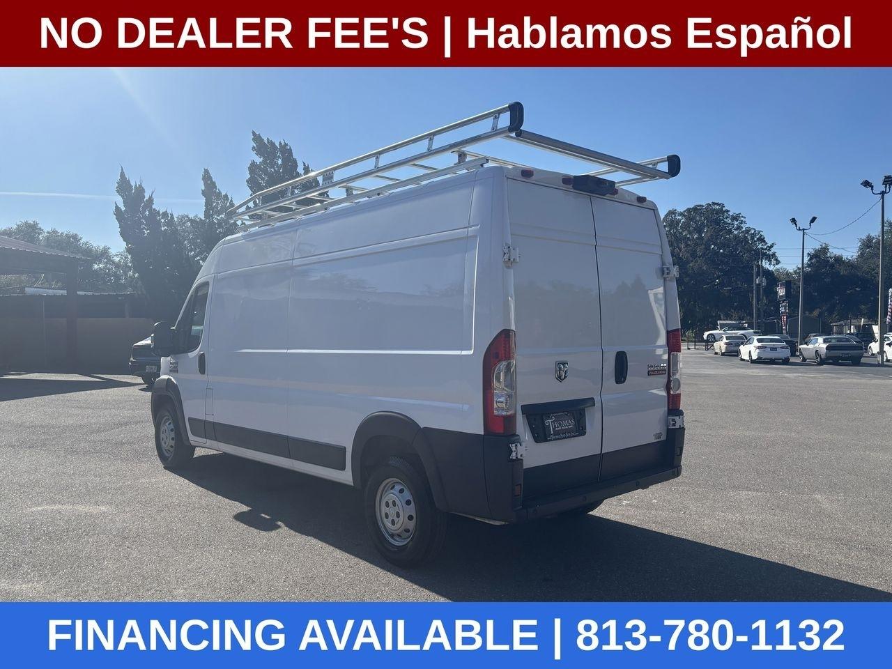 RAM Promaster 2500 High Roof Tradesman 159-in. WB 2018