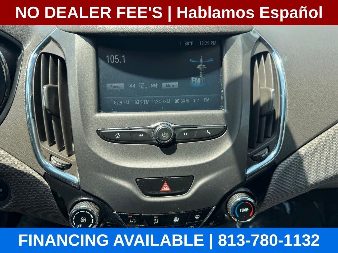 Chevrolet Cruze LT Auto Hatchback 2017
