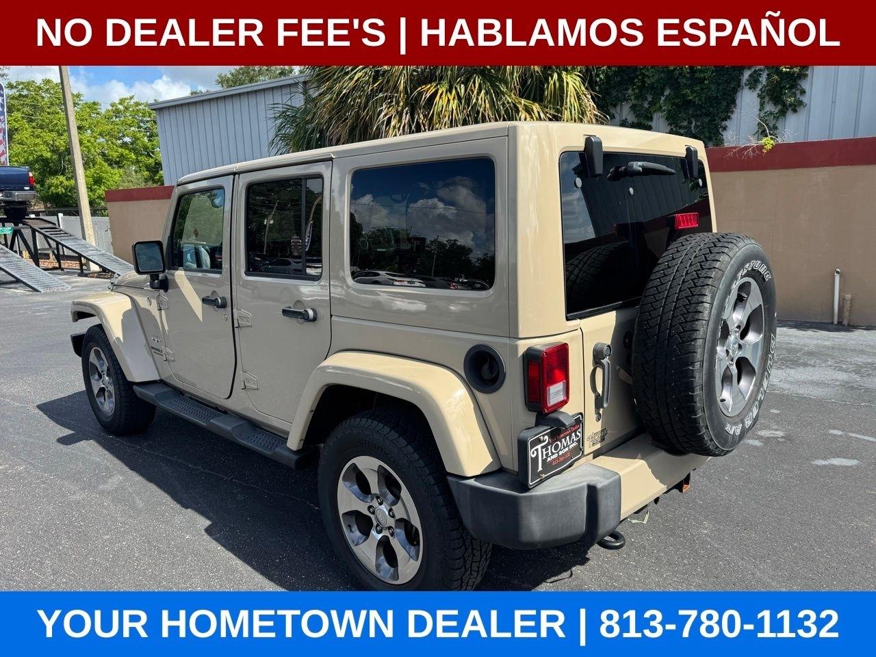 Jeep Wrangler Unlimited Sahara 4WD 2016