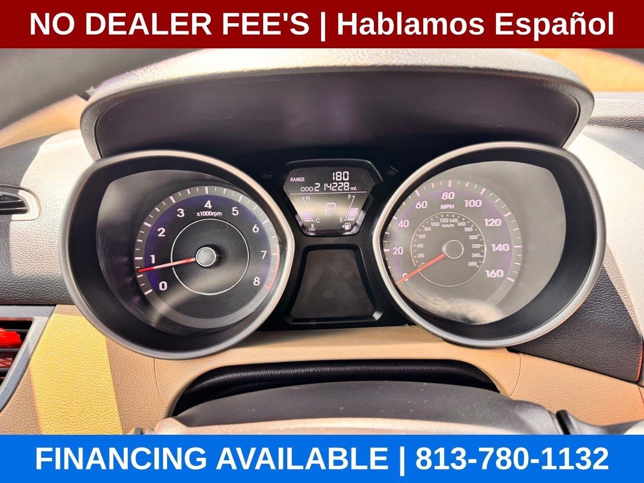 Hyundai Elantra GLS M/T 2013