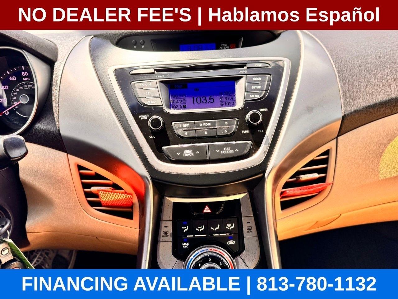 Hyundai Elantra GLS M/T 2013