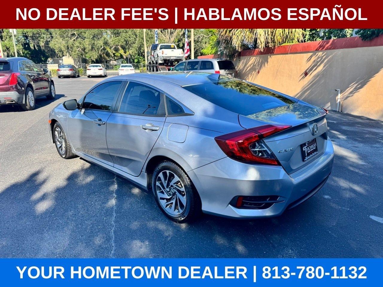 Honda Civic EX Sedan CVT 2018