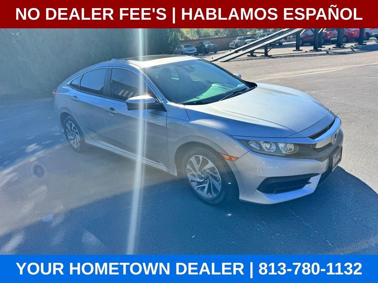 Honda Civic EX Sedan CVT 2018