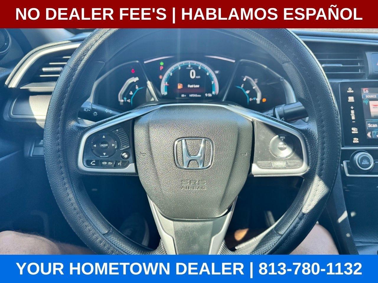 Honda Civic EX Sedan CVT 2018