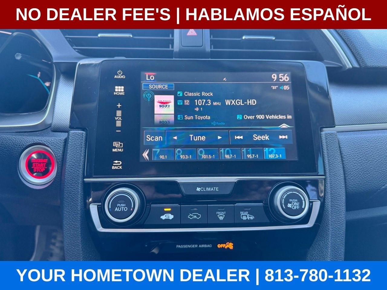Honda Civic EX Sedan CVT 2018