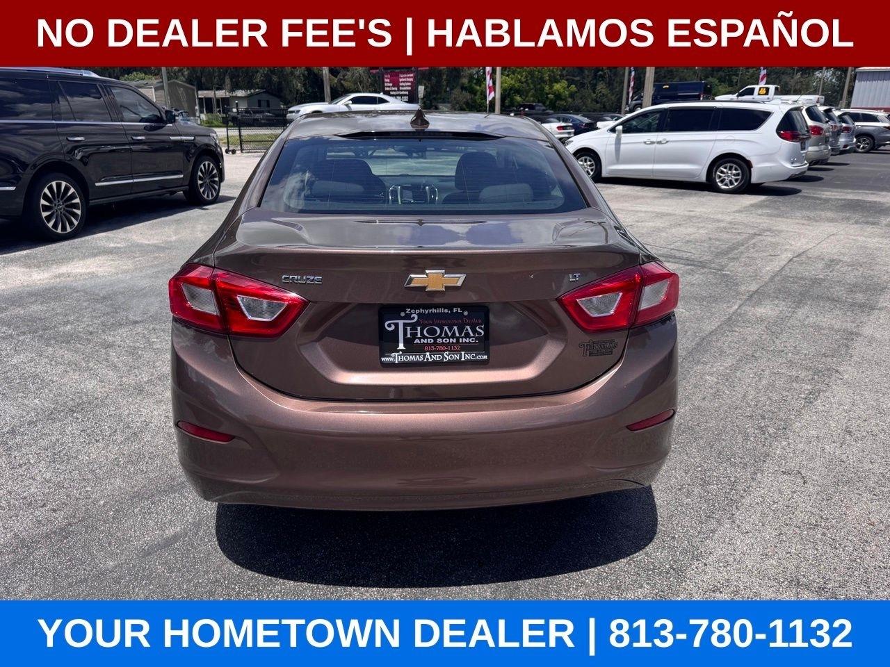 Chevrolet Cruze LT Auto 2019