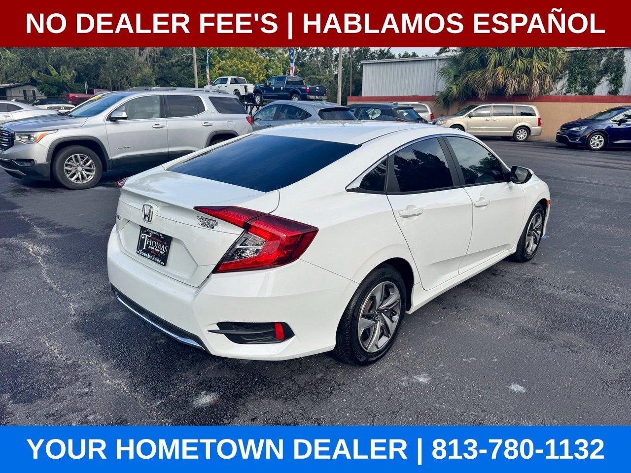 Honda Civic LX Honda Sensing Sedan CVT 2019
