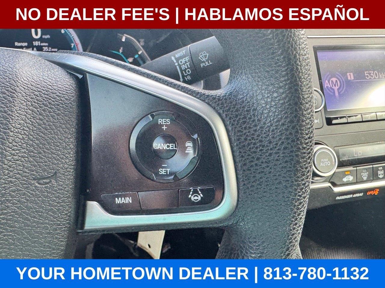 Honda Civic LX Honda Sensing Sedan CVT 2019