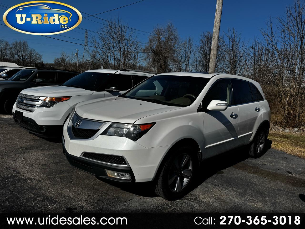 2012 Acura MDX 6-Spd AT w/Tech Package